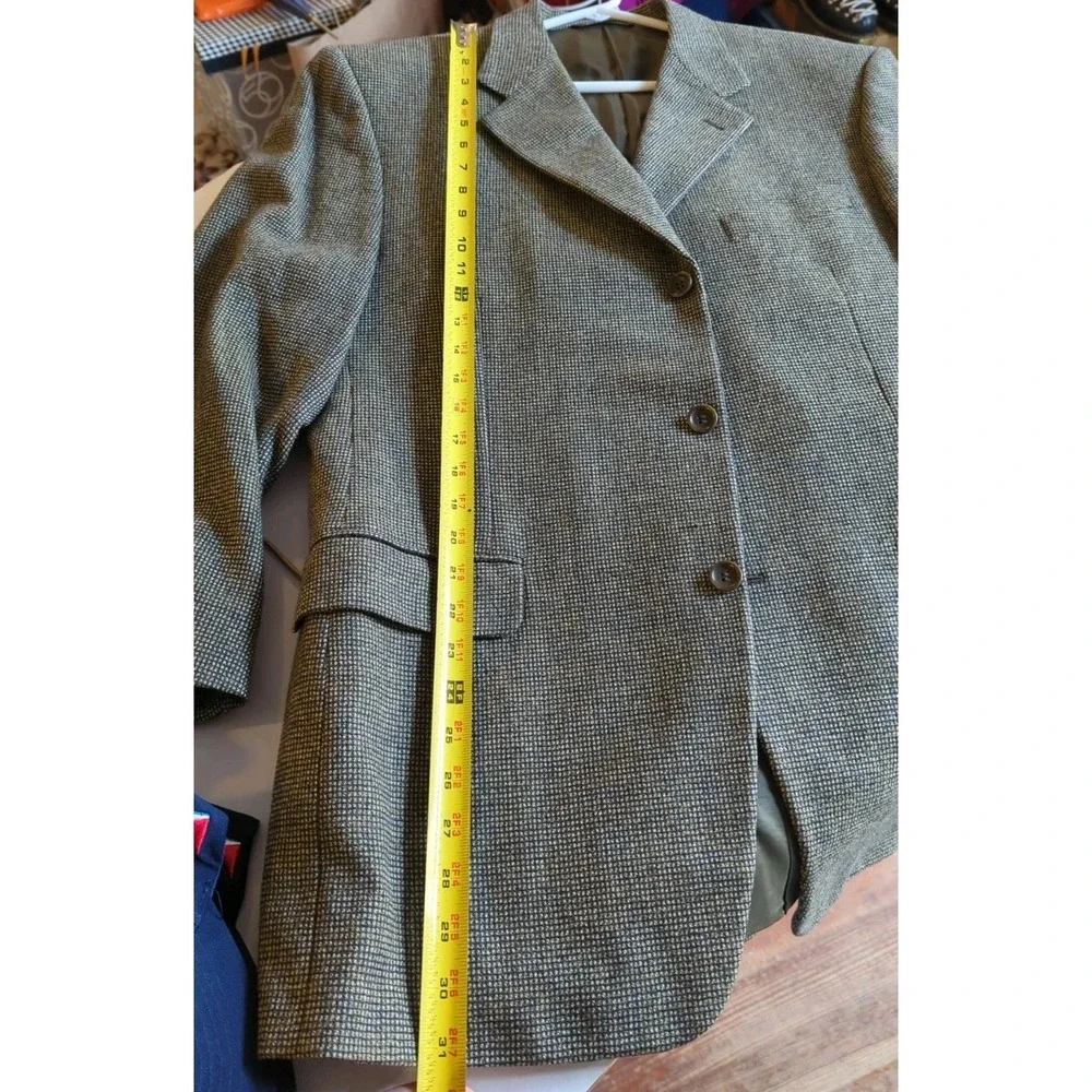 CANALI Proposta 100% Green PURE WOOL suit sport coat jacket blazer US 52R‎ Italy